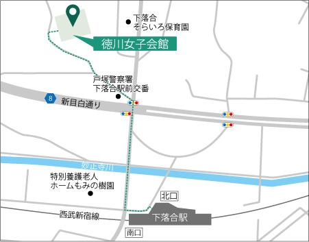 徳川女子会館マップ